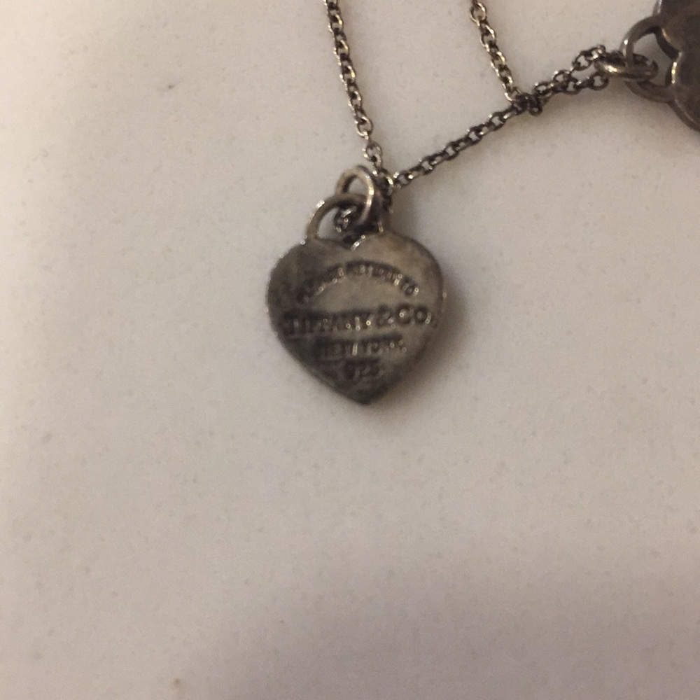Tiffany & Co two heart necklace